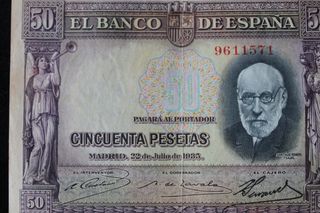 Billete 50 Pesetas Banco de España 1935