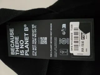 Vestido Ecoalf Lana Negro Cuello Alto