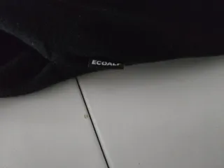 Vestido Ecoalf Lana Negro Cuello Alto