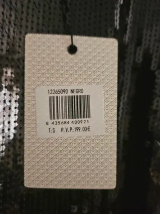 Vestido lentejuelas flecos LOLA CASADEMUNT