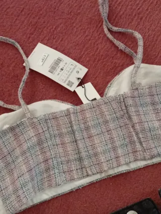 Conjunto Zara Top y Shorts