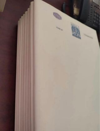 (FISCALES) 450 Pliegos de papel timbrado en blanco