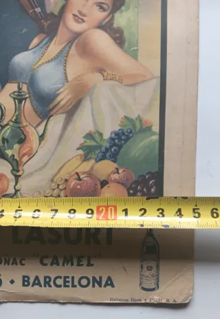 Cartel Destilerías Lasurt Barcellona