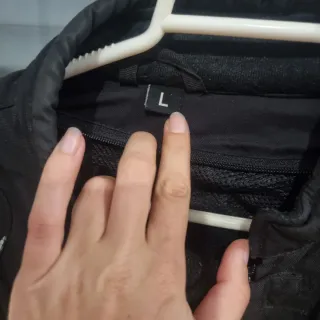 Chaqueta de moto RJTECH negra y amarilla