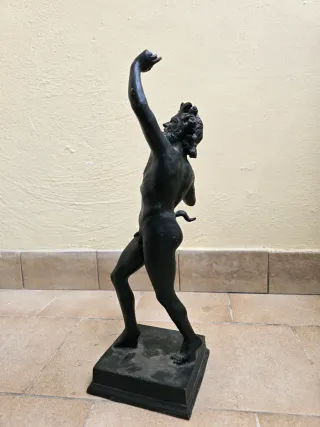 Scultura Fauno Danzante d'epoca