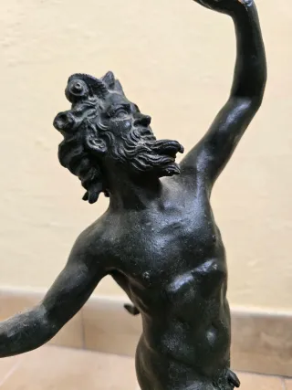 Scultura Fauno Danzante d'epoca