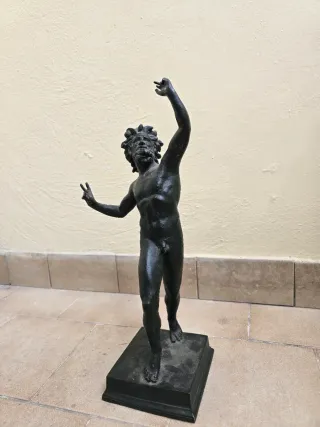 Scultura Fauno Danzante d'epoca