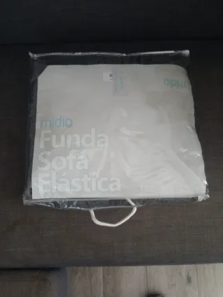 Funda Sofá Elástica Gris 3 Plazas