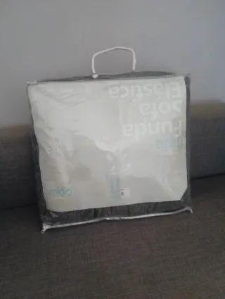 Funda Sofá Elástica Gris 3 Plazas