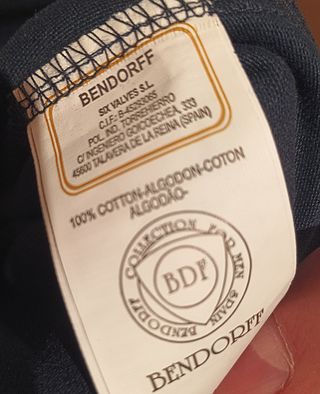 Polo Bendorff. Azul manga larga. 3XL. Sin estrenar