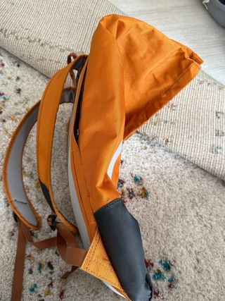 Mochila Pepe Jeans Naranja y Negra