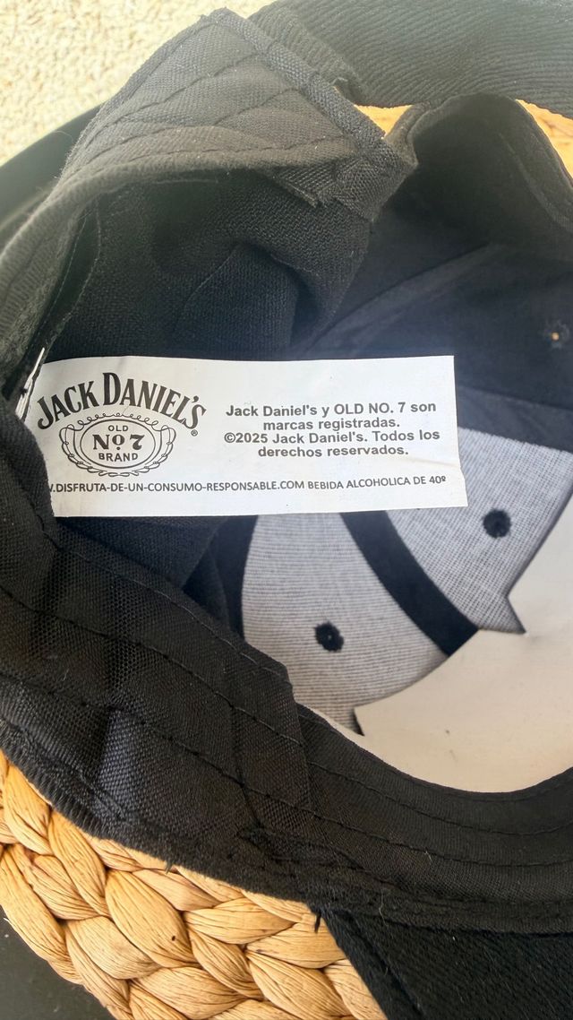 Gorra Jack Daniel's Negra