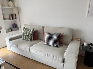 Sofá Ikea Beige Tela modelo kivik