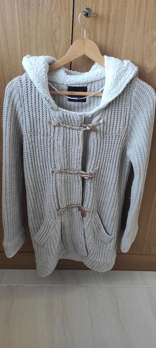 Chaqueta de borrego y lana