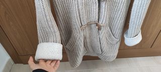 Chaqueta de borrego y lana