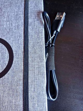 Bloc Notas Bein gris con cargador inalambrico