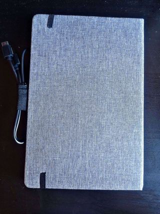 Bloc Notas Bein gris con cargador inalambrico