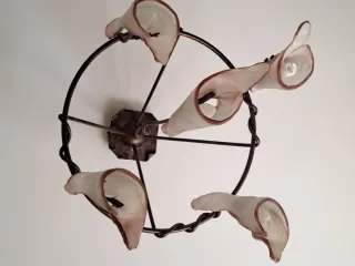 Lámpara de techo y 2 apliques mesita