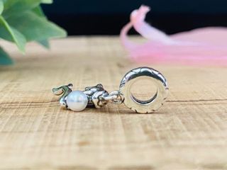 Charm Sirena Perla del Mar - Plata