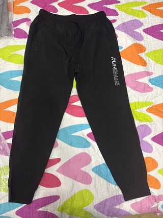 Pantalón deportivo hombre negro