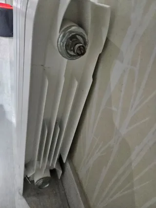 Radiador de agua blanco