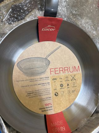 Sartén de hierro natural 28 cm