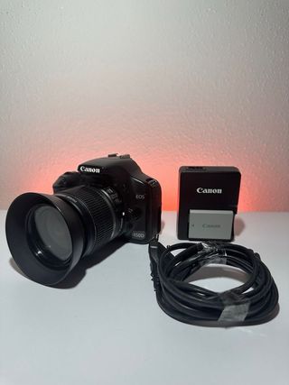 Cámara Canon EOS 450D Negra + Objetivo