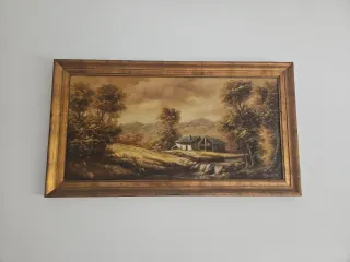 Cuadro paisaje rústico