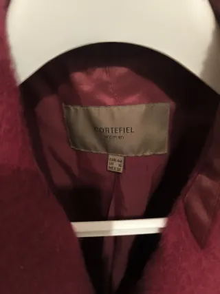 Chaqueta de paño mujer rosa frambuesa