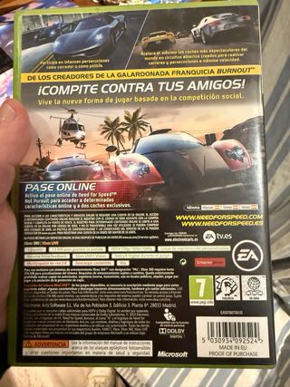 Need for Speed Hot Pursuit Xbox 360