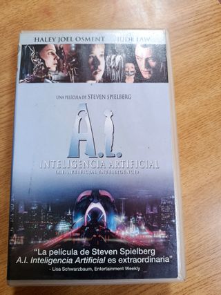 A.I. Inteligencia Artificial VHS