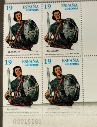 Comic Español 23 sellos+6 Hojas Bloque nuevas MNH