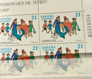 Comic Español 23 sellos+6 Hojas Bloque nuevas MNH