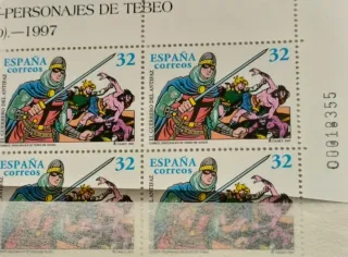 Comic Español 23 sellos+6 Hojas Bloque nuevas MNH