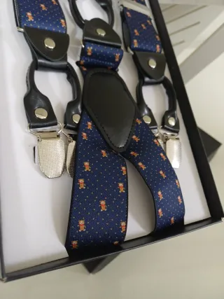 Bretelle uomo fantasia orsetti