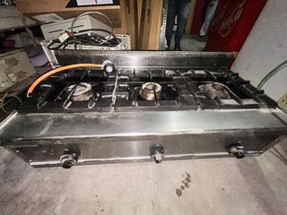 Cocina a gas 3 fuegos