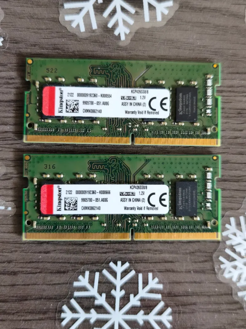 2x 8GB Kingston DDR4 2666MHz RAM
