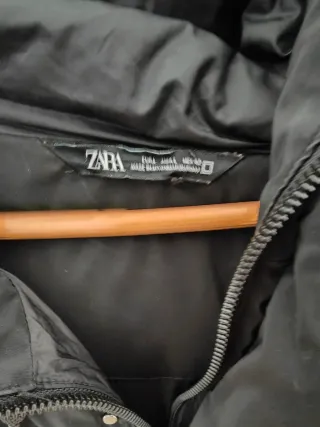 Plumífero Zara Hombre Talla L Negro