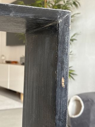 Mueble auxiliar abierto rectangular.