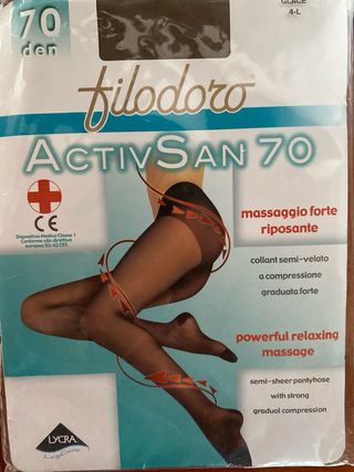 Collant Filodoro Gran Riposo Nero L/M