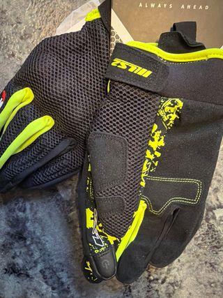 Guantes Moto LS2 Negro y Amarillo Talla M