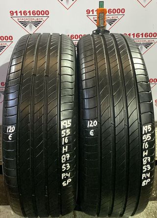 195 55 16 H MICHELIN RUEDA AL 90% DE VIDA ÚTIL