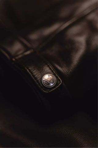 Chaqueta Moto Cafe Racer Cuero L