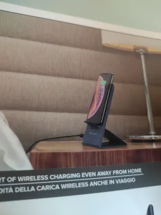 Caricabatterie Wireless Cellularline Pieghevole