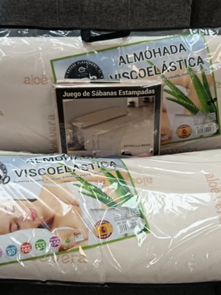 Juego Sábanas 160 + 2 Almohadas Visco ADP