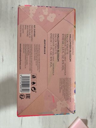 Perfume Halloween Blossom. Estuche de fragancias