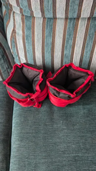 Tobilleras/Muñequeras ajustables con velcro 2 kg