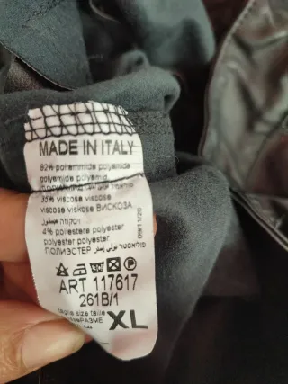 Falda cuero G.RICCERI