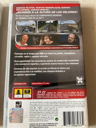 Cajas Juegos PSP MotoGP y F1 2006
