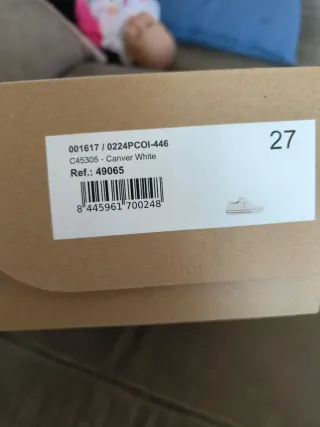 Mustang Canver Blancas Talla 27